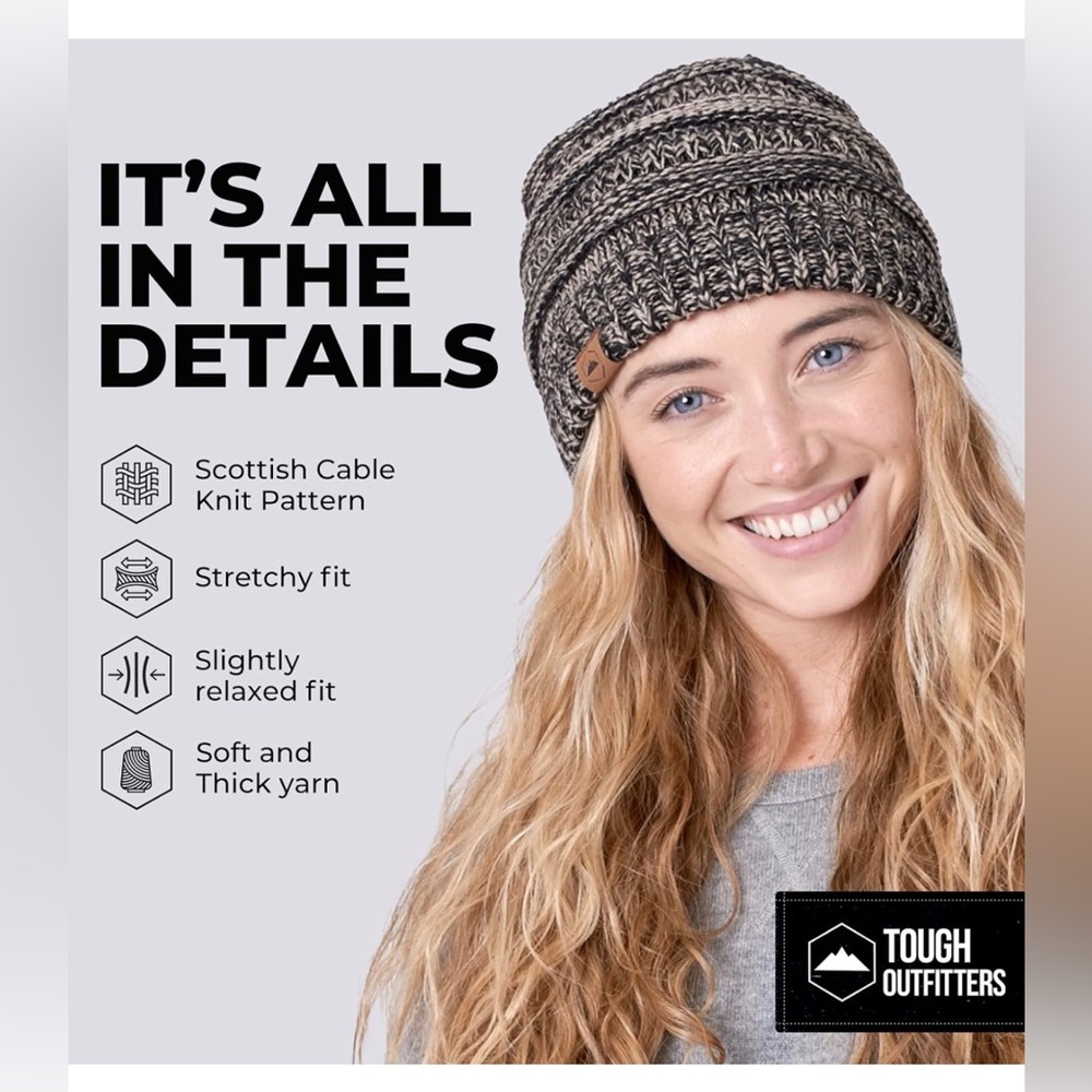 3 for $16 ⭐️ NWT Tough Outfitters Chunky Beanie